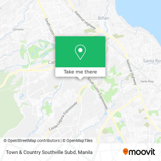 Town & Country Southville Subd map