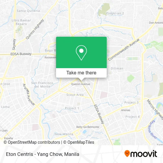 Eton Centris - Yang Chow map