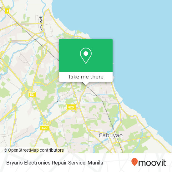 Bryan's Electronics Repair Service map