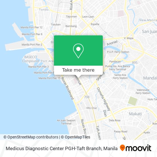 Medicus Diagnostic Center PGH-Taft Branch map