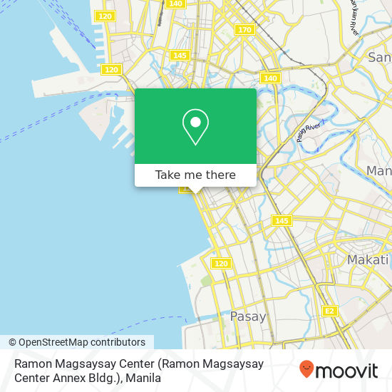 Ramon Magsaysay Center (Ramon Magsaysay Center Annex Bldg.) map