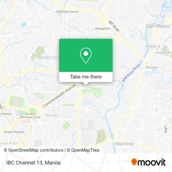 IBC Channel 13 map