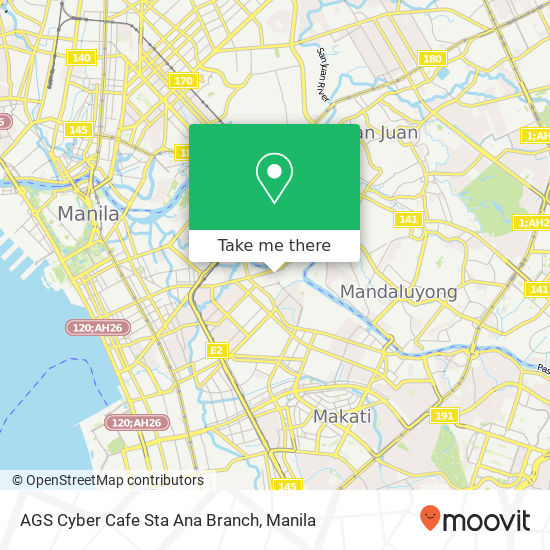 AGS Cyber Cafe Sta Ana Branch map