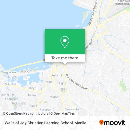 Wells of Joy Christian Learning School map