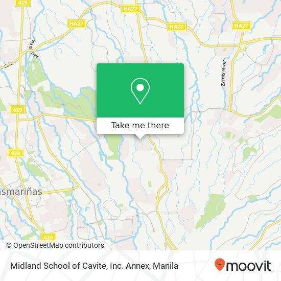 Midland School of Cavite, Inc. Annex map