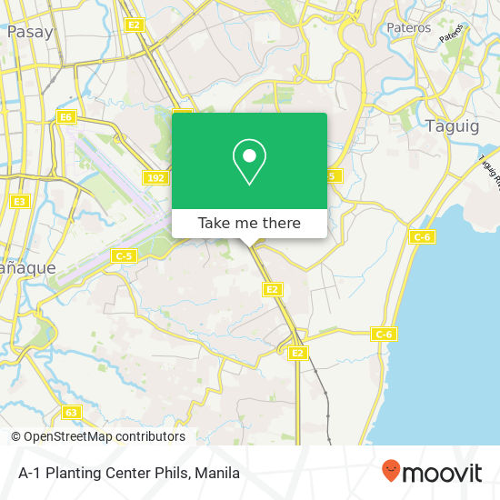 A-1 Planting Center Phils map