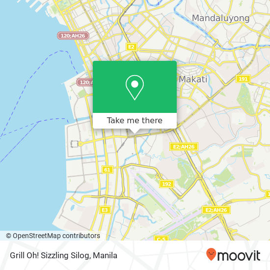 Grill Oh! Sizzling Silog map