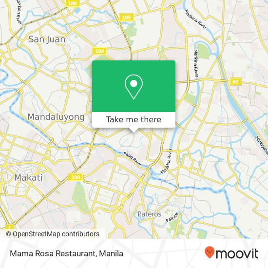 Mama Rosa Restaurant map