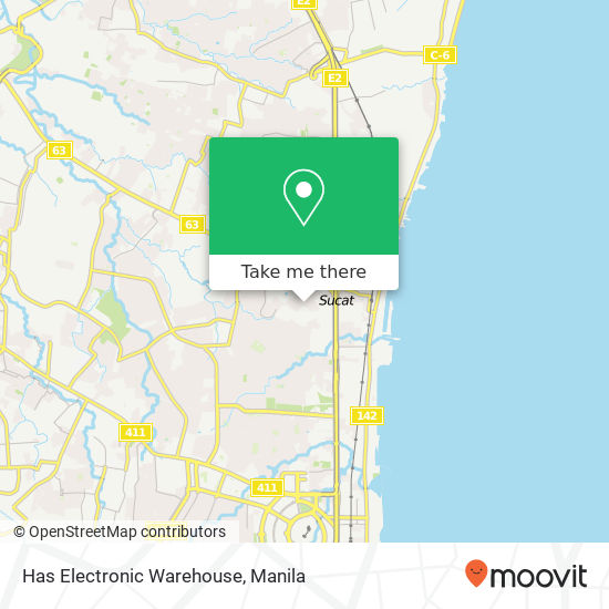 Has Electronic Warehouse map