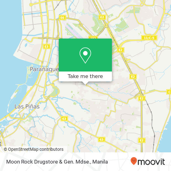 Moon Rock Drugstore & Gen. Mdse. map