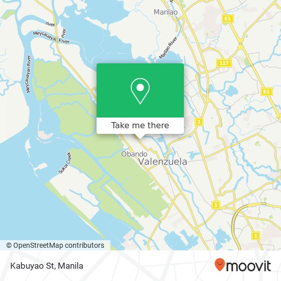 Kabuyao St map