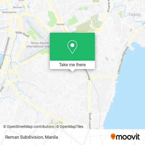 Reman Subdivision map
