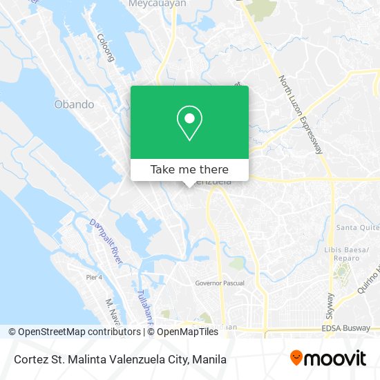 Cortez St. Malinta Valenzuela City map