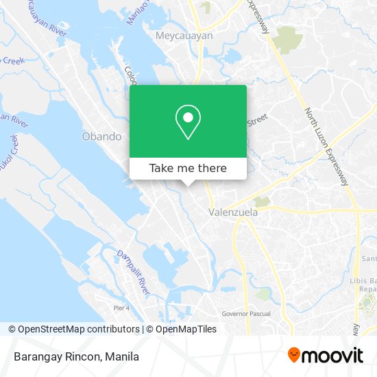 Barangay Rincon map