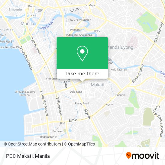 PDC Makati map