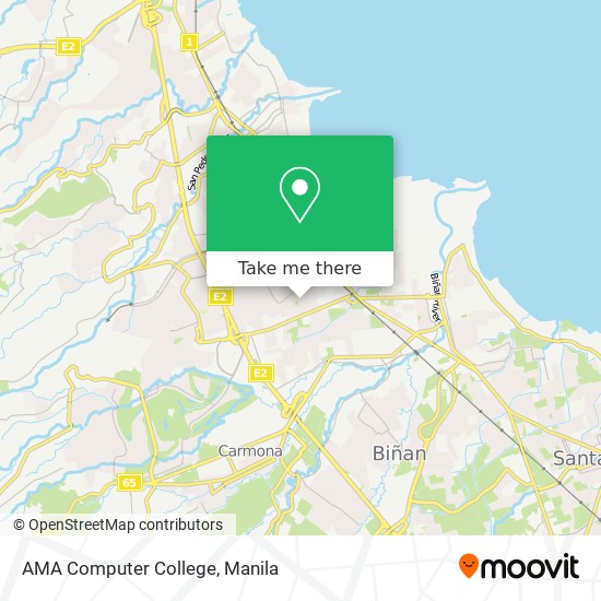AMA Computer College map