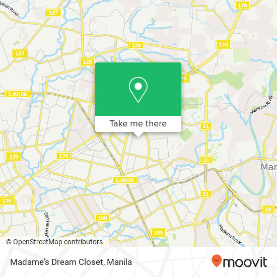 Madame's Dream Closet map
