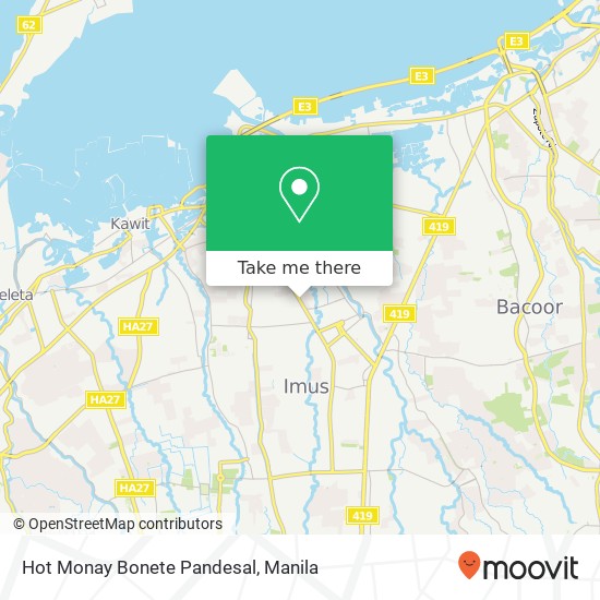 Hot Monay Bonete Pandesal map