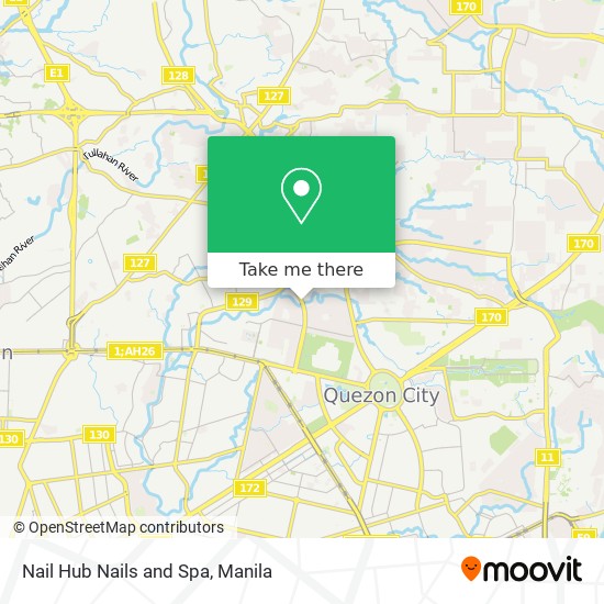 Nail Hub Nails and Spa map