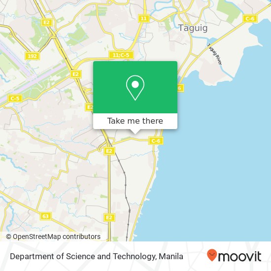 Department of Science and Technology map