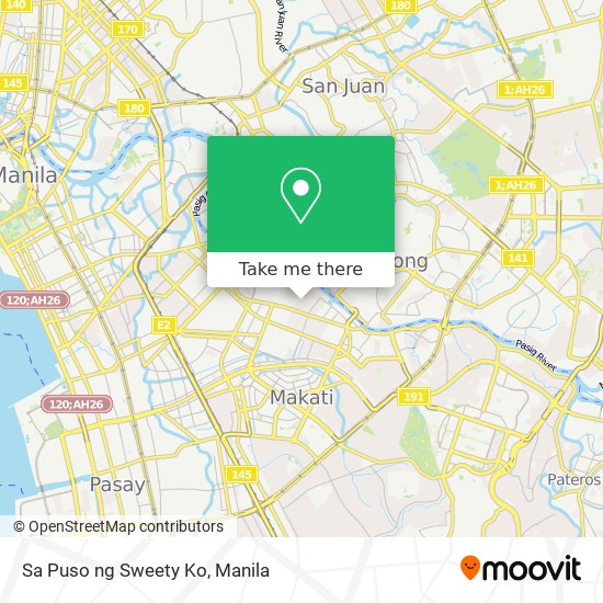Sa Puso ng Sweety Ko map