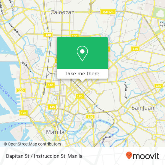 Dapitan St / Instruccion St map