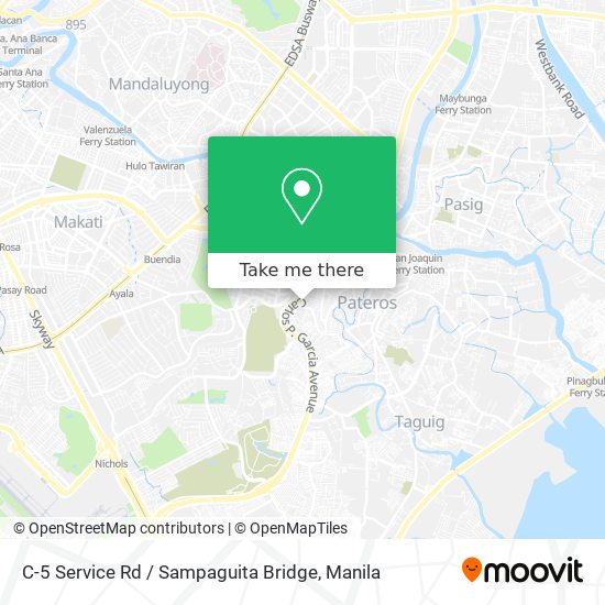 C-5 Service Rd / Sampaguita Bridge map
