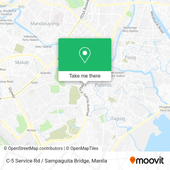 C-5 Service Rd / Sampaguita Bridge map