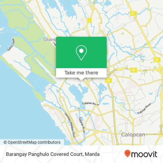 Barangay Panghulo Covered Court map