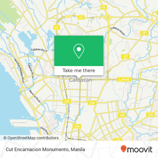 Cut Encarnacion Monumento map