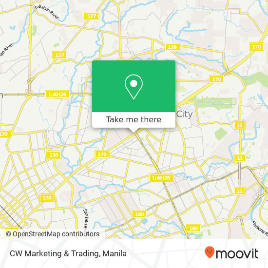 CW Marketing & Trading map