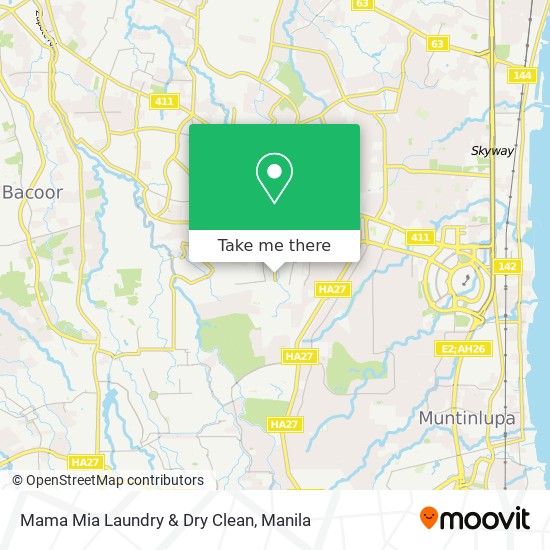 Mama Mia Laundry & Dry Clean map