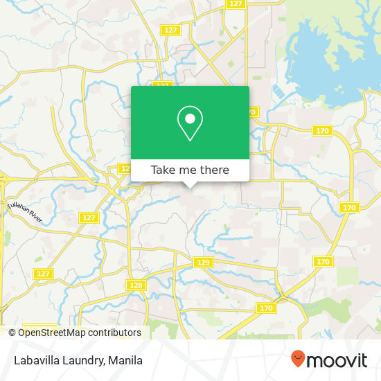 Labavilla Laundry map
