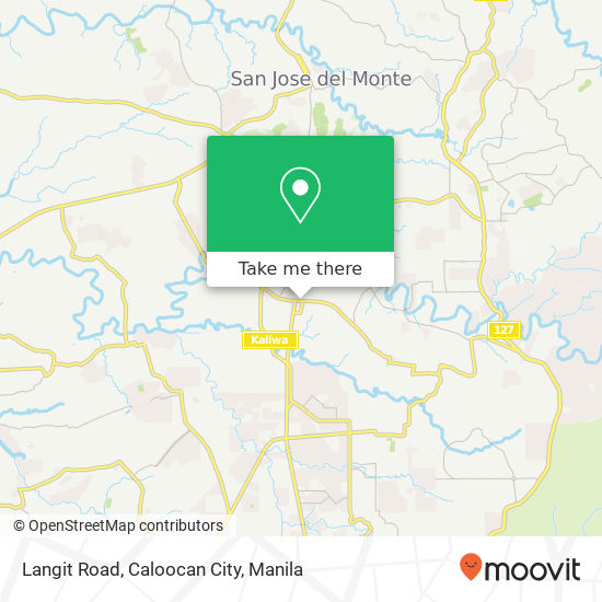 Langit Road, Caloocan City map