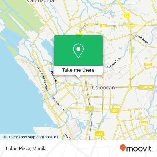 Lola's Pizza map