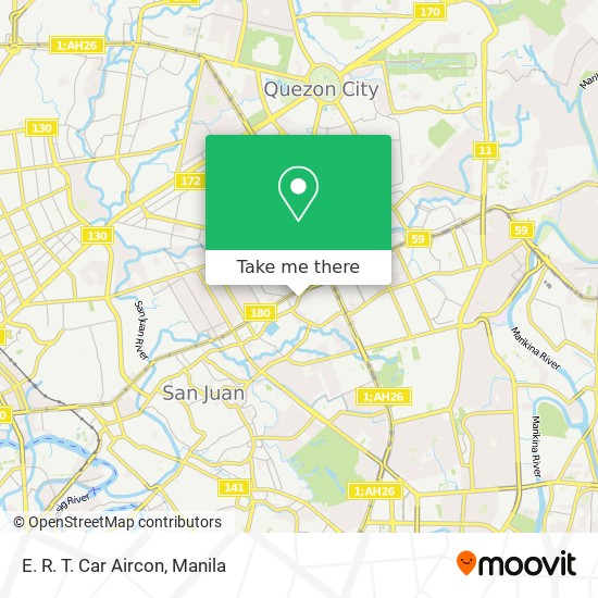 E. R. T. Car Aircon map