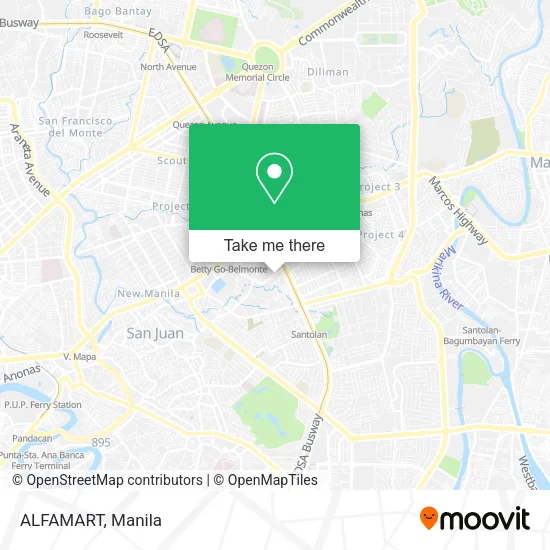 ALFAMART map