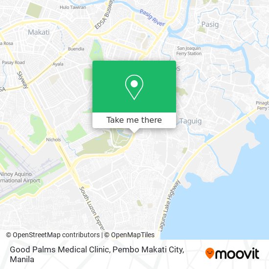 Good Palms Medical Clinic, Pembo Makati City map