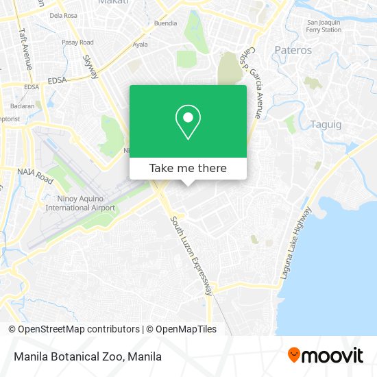 Manila Botanical Zoo map