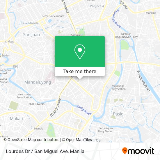 Lourdes Dr / San Miguel Ave map