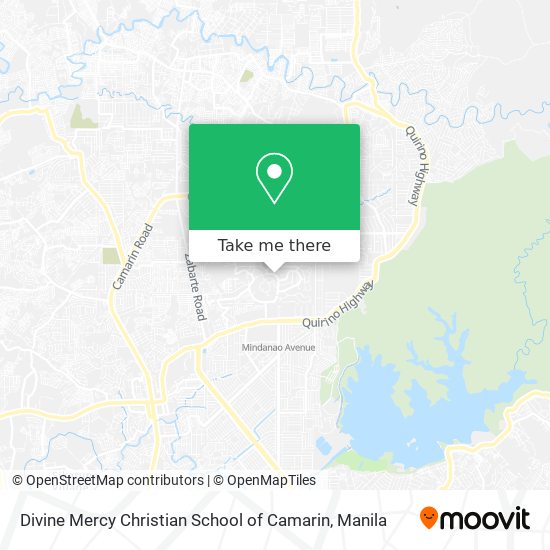 Divine Mercy Christian School of Camarin map