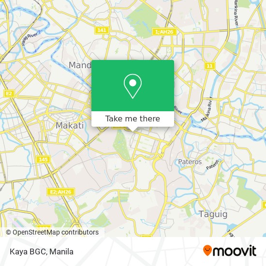 Kaya BGC map