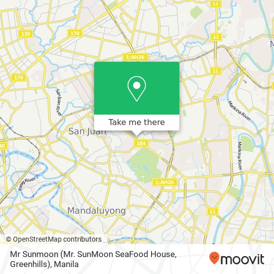 Mr Sunmoon (Mr. SunMoon SeaFood House, Greenhills) map