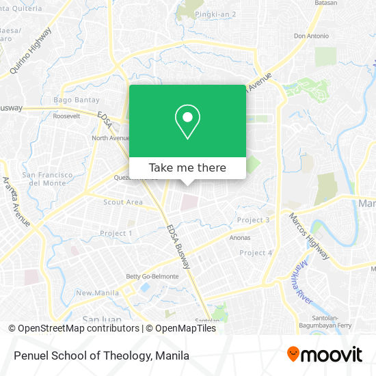 Penuel School of Theology map