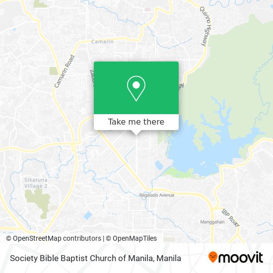 Society Bible Baptist Church of Manila map