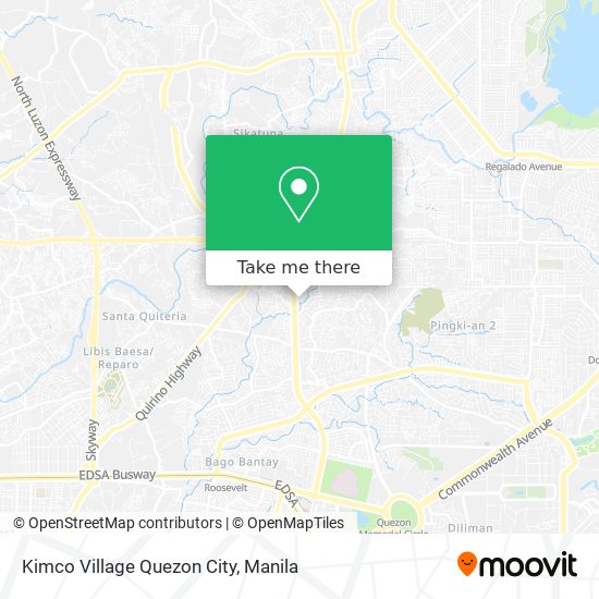 Kimco Village Quezon City map