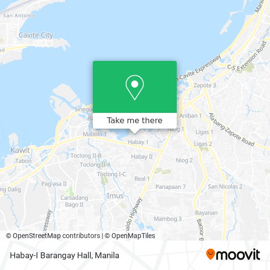 Habay-I Barangay Hall map
