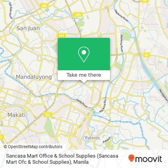 Sancasa Mart Office & School Supplies map