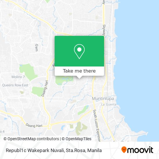 Republ1c Wakepark Nuvali, Sta.Rosa map