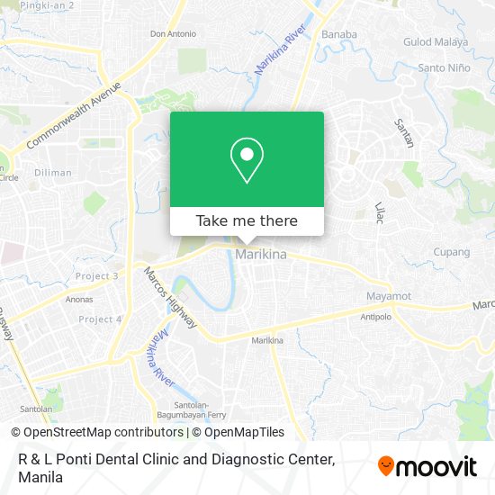 R & L Ponti Dental Clinic and Diagnostic Center map